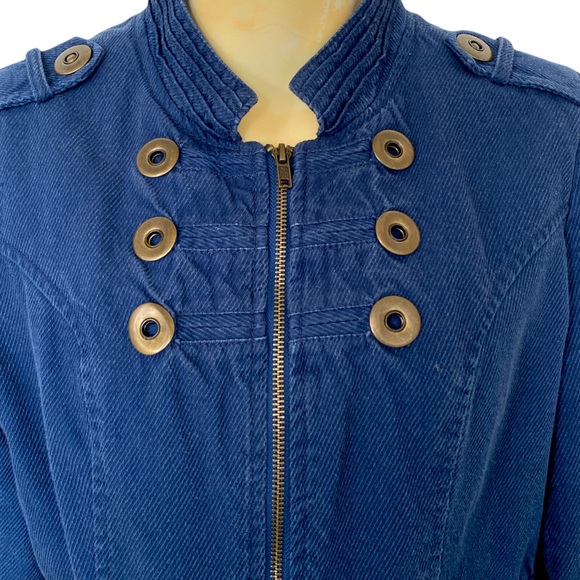ANTHROPOLOGIE TULLE | Navy Blue Corduroy jacket - Picture 6 of 9